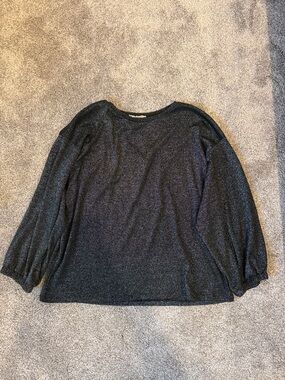 Sparkle Long Sleeve Top - Dark Green